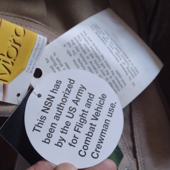 Gore-Tex Men's Military Steel ToeTan Boots NWT size12 - Picture 5 of 7